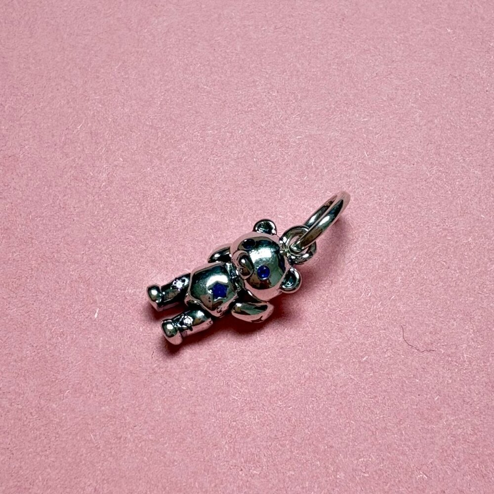 Pandora Movable Teddy Bear Dangle Charm